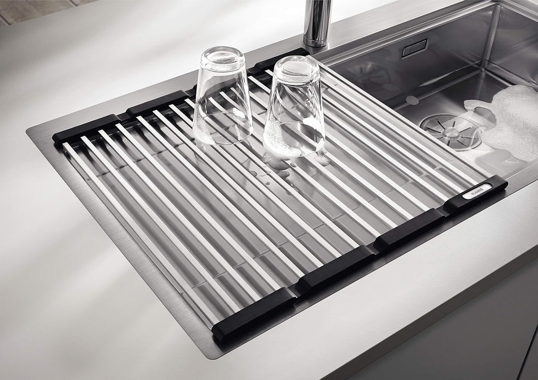 BLANCO 238483 Klappmatte als Abtropf für die Küchenspüle, für das Waschbecken in der Küche, Breite 4