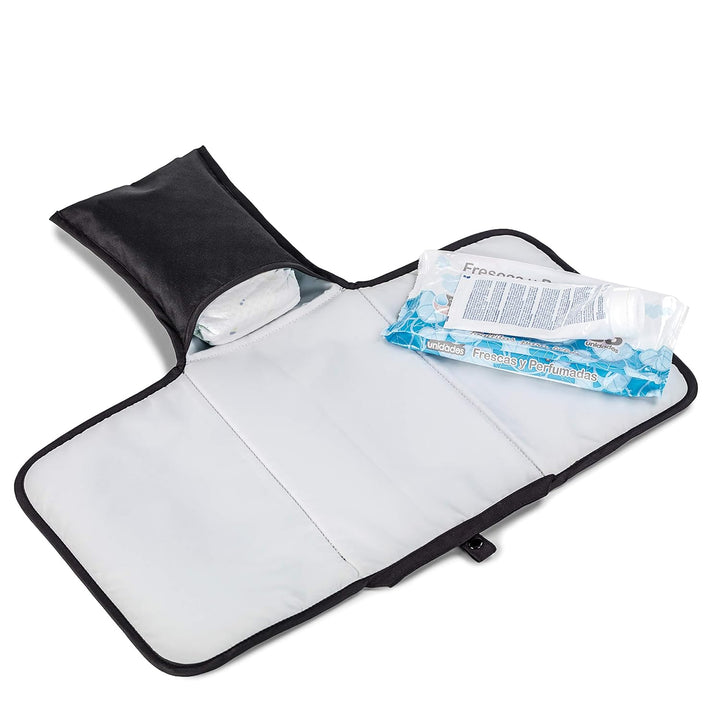 Jané Wickeltasche für Buggy, universal, viel Stauraum, inklusive Wickelunterlage und Tasche für Doku