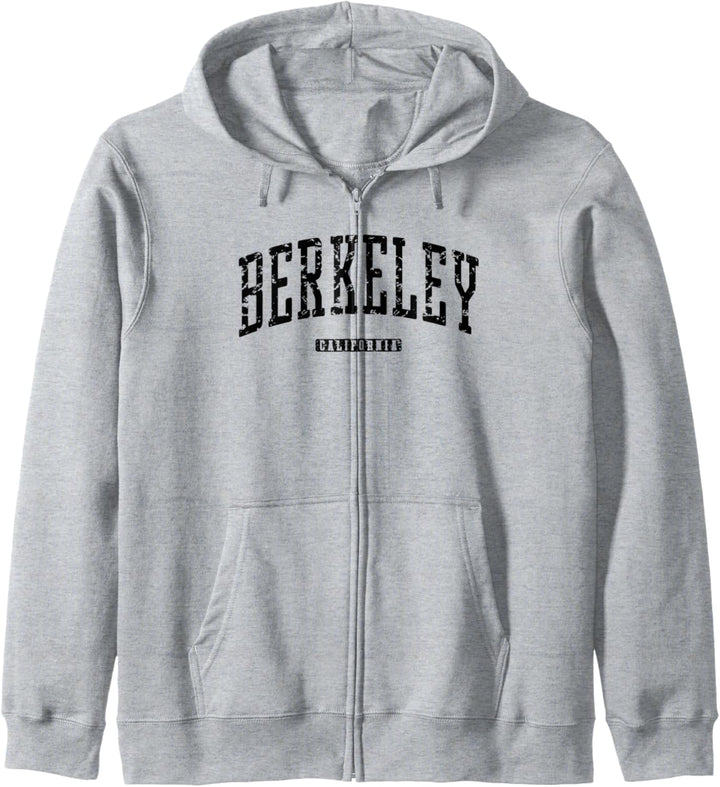 Berkeley California Vintage City Kapuzenjacke