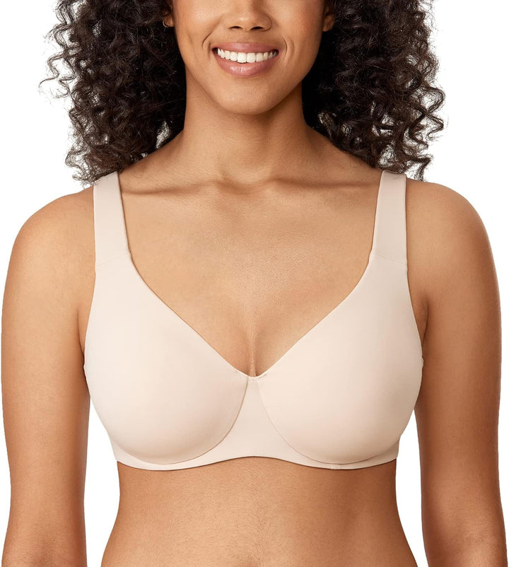 AISILIN Damen Minimizer BH Mit Bügel Grosse Grössen Ohne Polster Vollschalen 105C Beige, 105C Beige