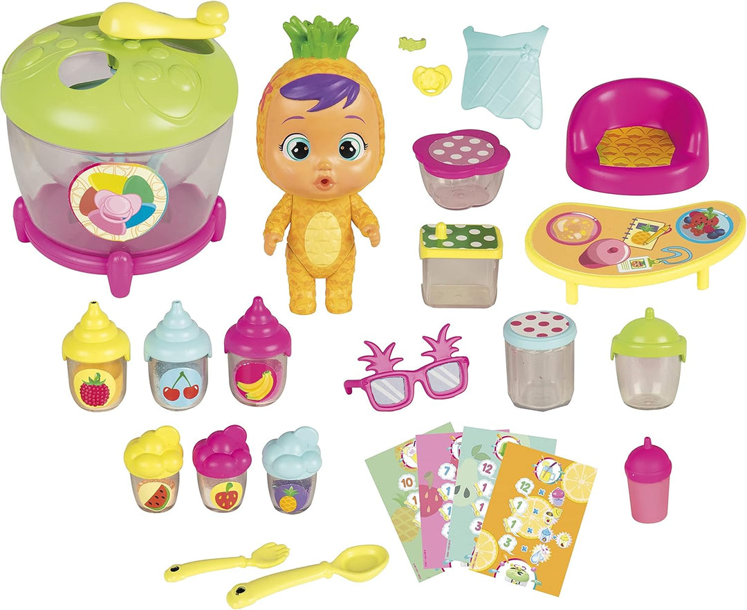 BEBÉS LLORONES LÁGRIMAS MÁGICAS 80171 PIA'S Factory Puppe und Zubehör, Mehrfarbig