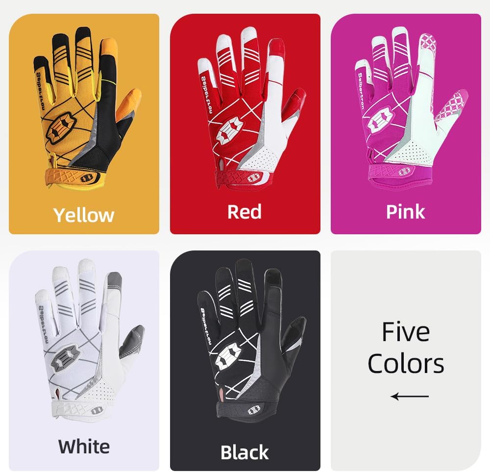 Seibertron Pro 3.0 Elite Ultra-Stick Sports Receiver/Empfänger Handschuhe American Football Gloves J