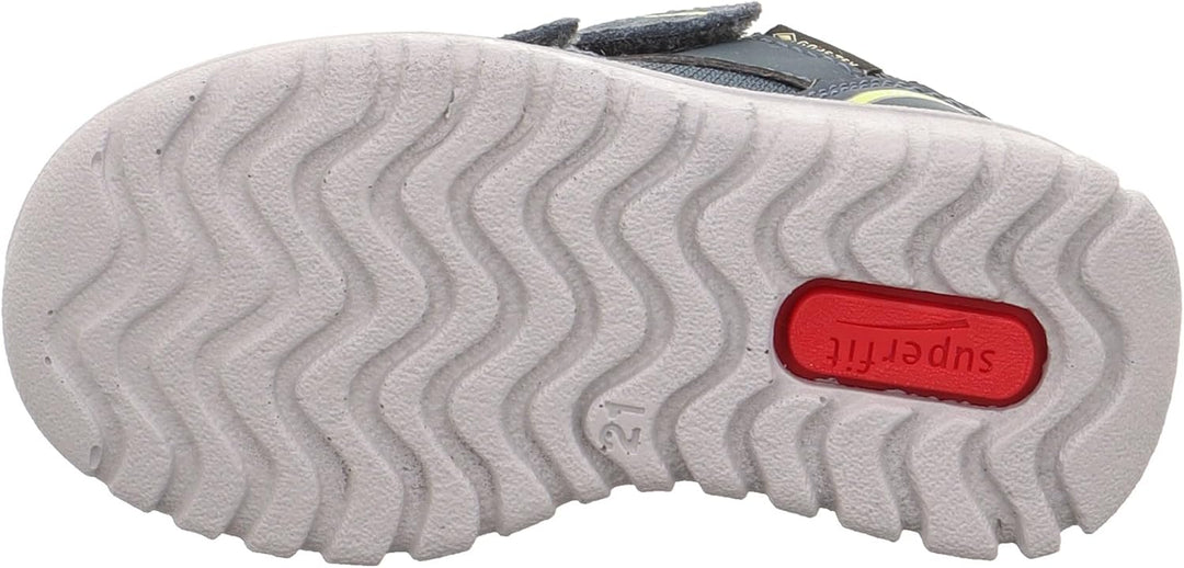 Superfit Jungen SPORT7 MINI leicht gefütterte Gore-Tex Sneaker 20 EU Schmal Blau Gelb 8050, 20 EU Sc