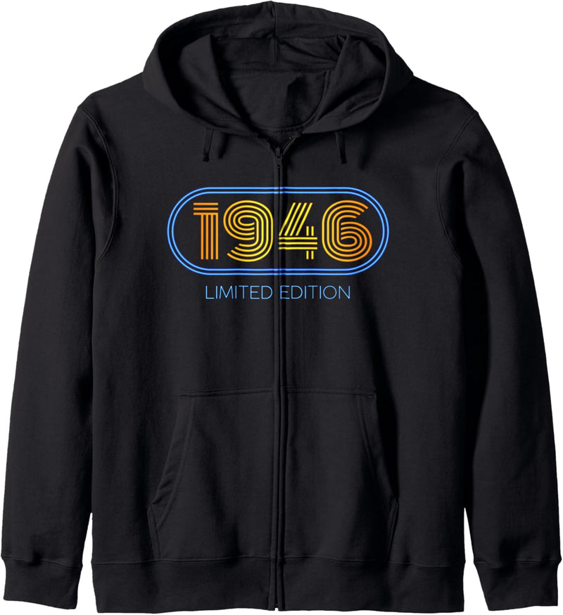 78. Geburtstag Mann Frau 78 Jahre 1946 Deko Lustig Geschenk Kapuzenjacke