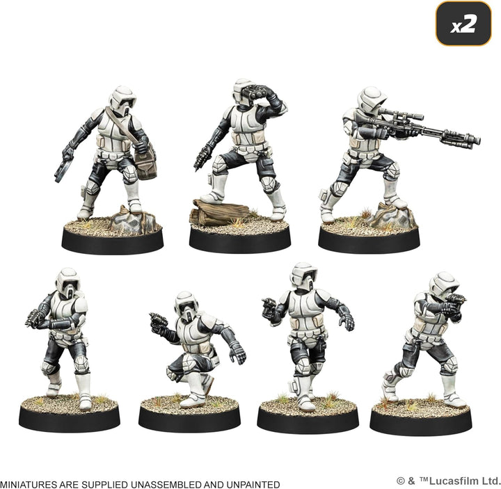 Asmodee, Star Wars: Legion – Galactic Empire Starter Set (Galaktisches Imperium-Starterset), Atomic