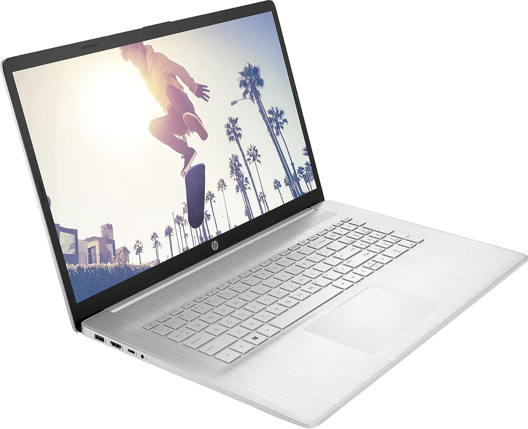 HP Laptop 17,3 Zoll Full HD IPS Display, AMD Ryzen 5-5500U, 8GB DDR4 RAM, 512GB SSD, AMD Radeon Graf