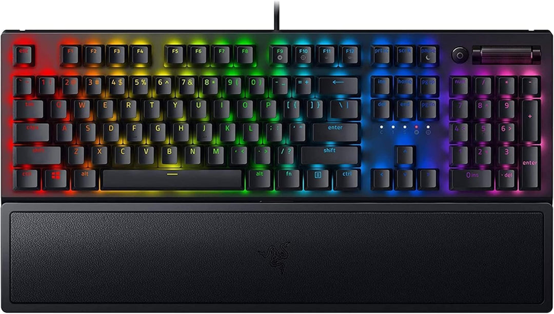 Razer BlackWidow V3 (Green Switch) - Mechanische Gaming Tastatur (Klickende Mechanische Switches, Do