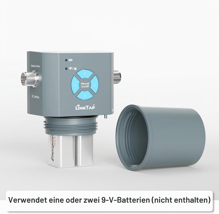 LinkTap Q1 Drahtlose Bewässerungscomputer, Erfordert Gateway, 4-Zonen Smart Bewässerungssteuerung, 4