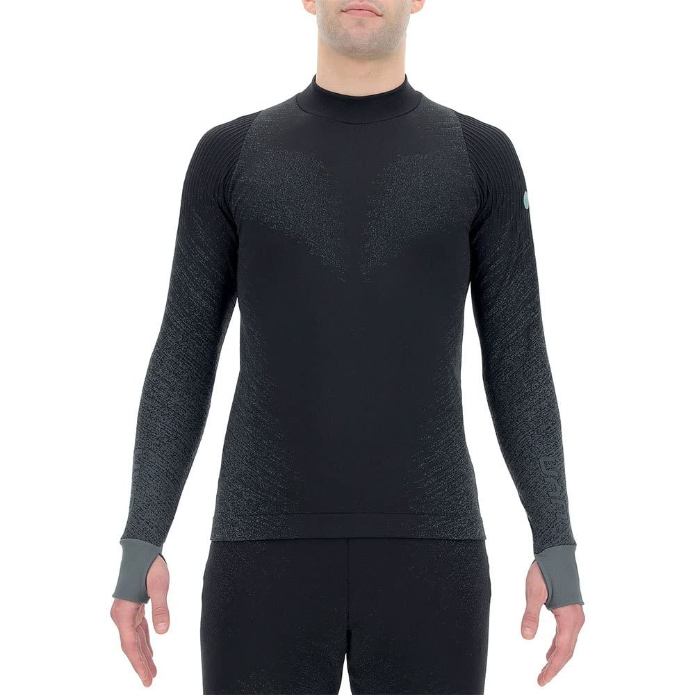 UYN Herren Running Exceleration Sweatshirt (1er Pack) L Black/Cloud, L Black/Cloud