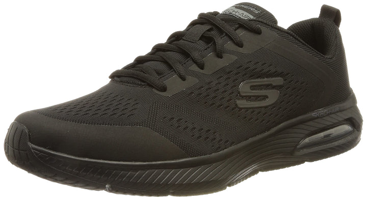 Skechers Herren Dyna-air-pellandKlassische und professionelle Schuhe 40 EU Black Mesh Synthetic Blac