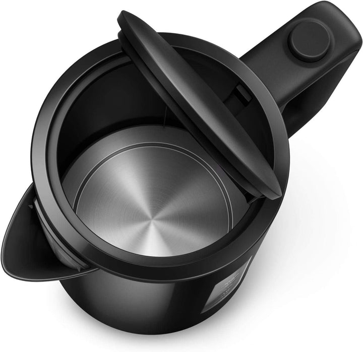 Philips HD9318/20 Wasserkocher Serie 3000, 1,7l, Federdeckel, LED-Anzeige, schwarz & HD2581/90 Toast
