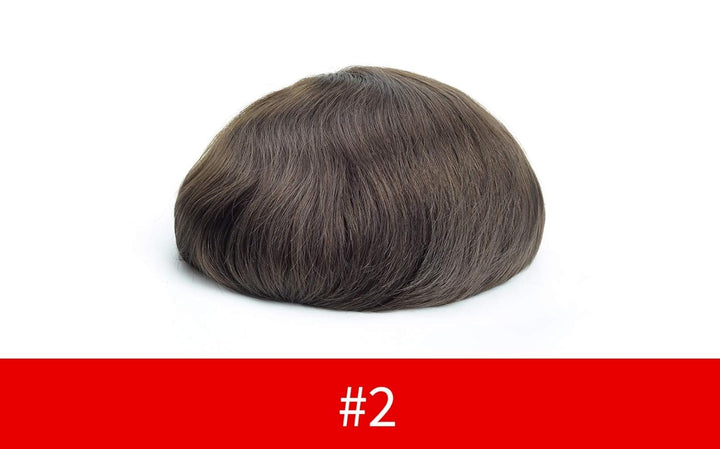 Lordhair Toupet Human Hair Herrenperücke, Französische Spitze Webart, 20 x 25 cm, Leichtes Haarersat