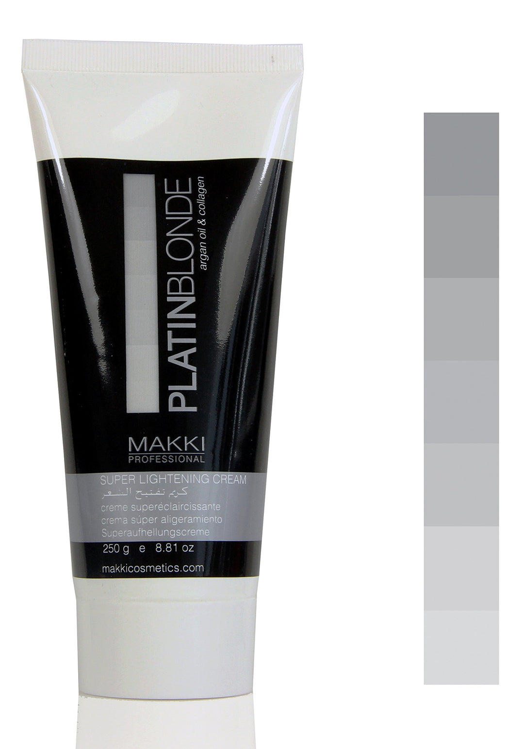Makki Platinblond Haar Superaufhellung Creme mit Arganöl und Collagen