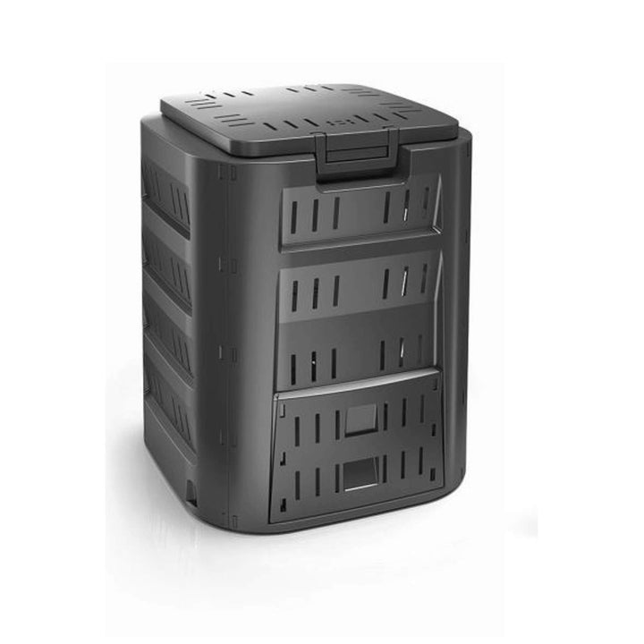 Komponist 320 l Prosperplast Compoteen -Kunststoff in Schwarz, 80 (hoch) x 70 (Breite) x 70 (tief) c