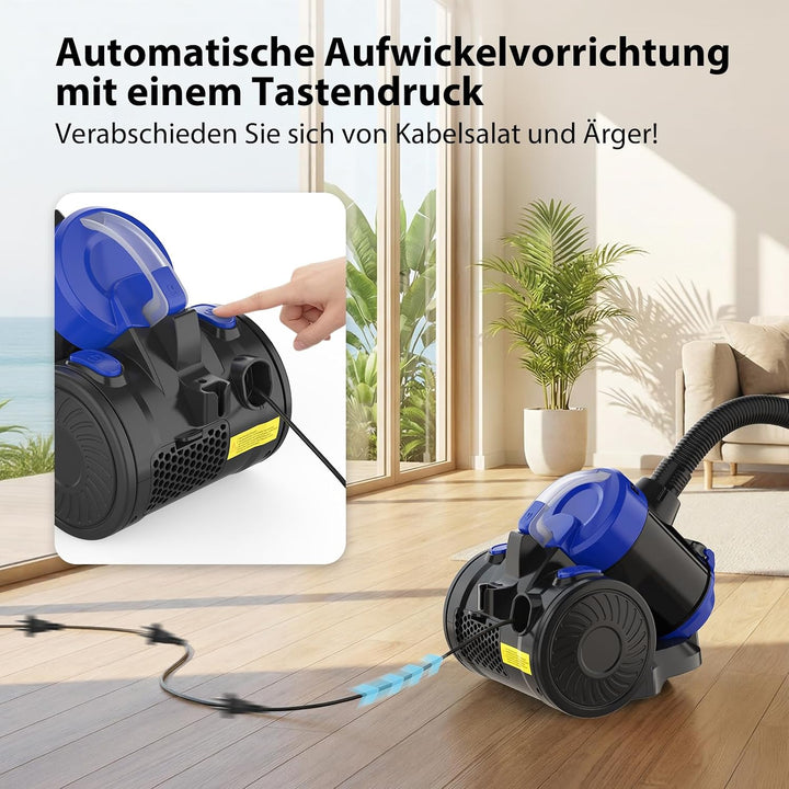 Lucn 3600W Staubsauger Beutellos Bodenstaubsauger Zyklon Sauger maximale Leistung Neu