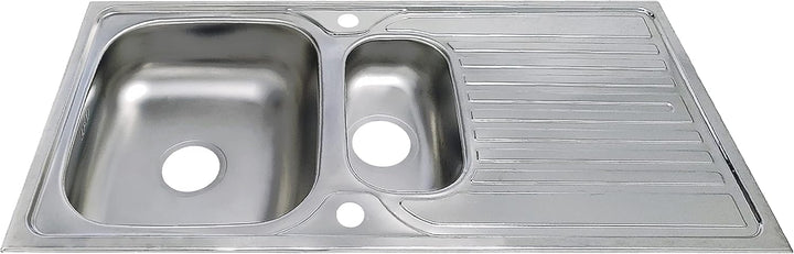 Edelstahlspüle Einbauspüle Sets mit verschiedenen Hochdruck Armaturen 1 1,5 oder 2 Becken Spülbecken