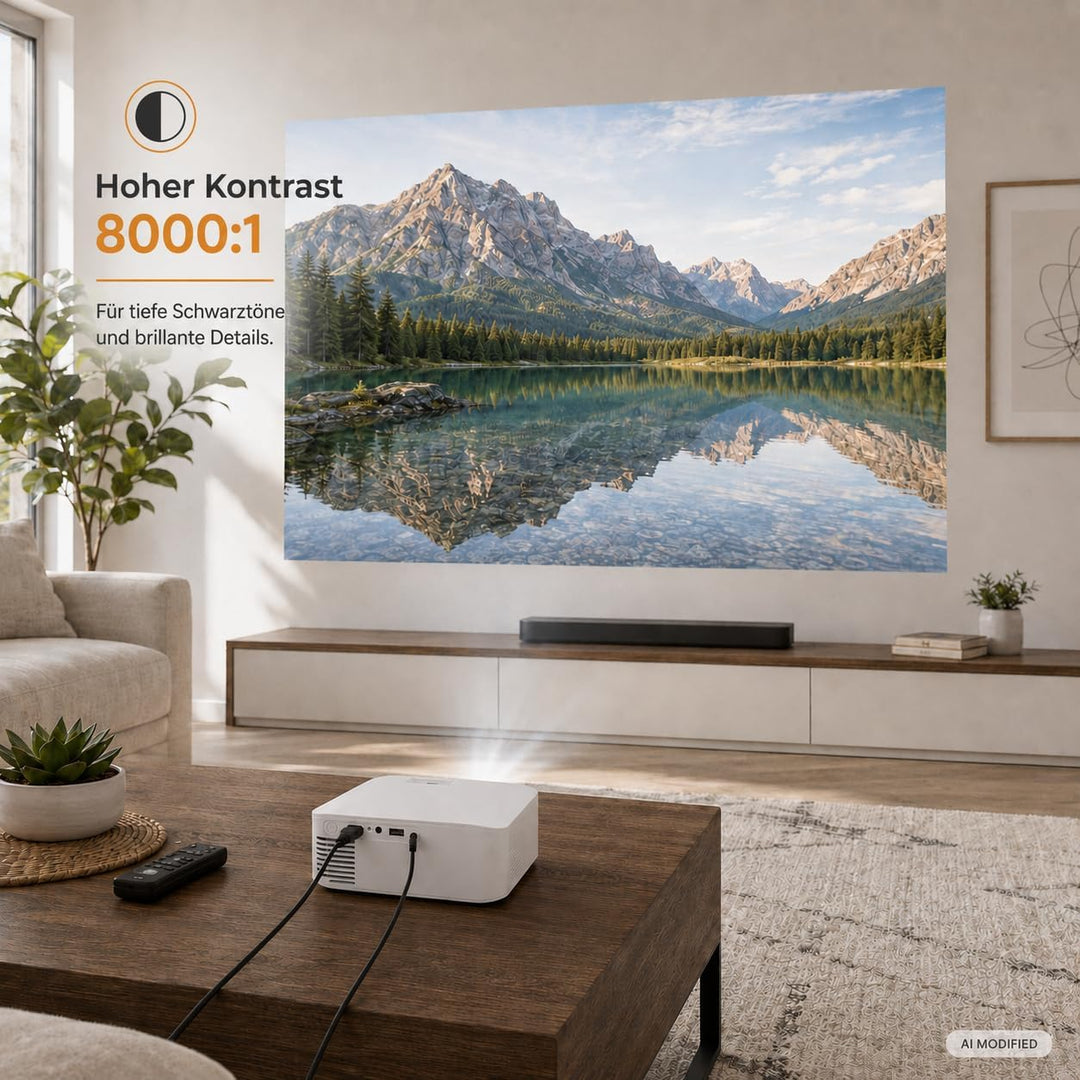 Denver Mini Beamer, Projektor, Mini Projector, 400 ANSI, LED, Bluetooth