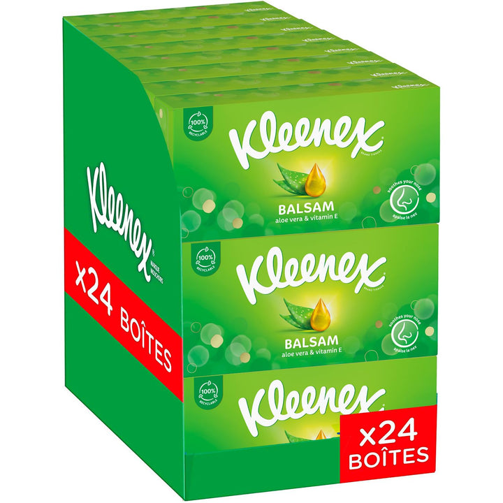 Kleenex® Balsam Papiertaschentücher, 24 Stück