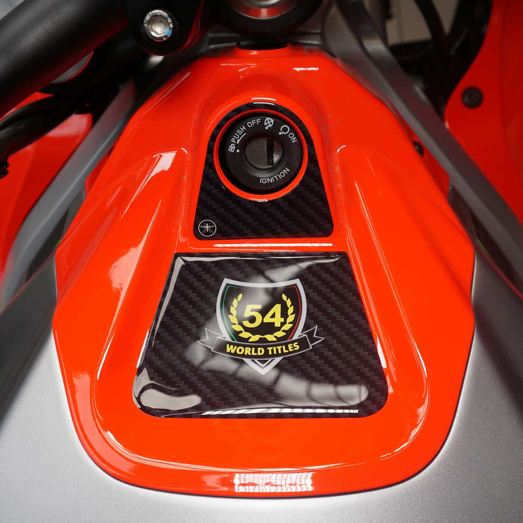 labelbike - 3D Aufkleber Motorrad Zündschlüsselbereich Schutz und Dekoration in Harz kompatibel mit