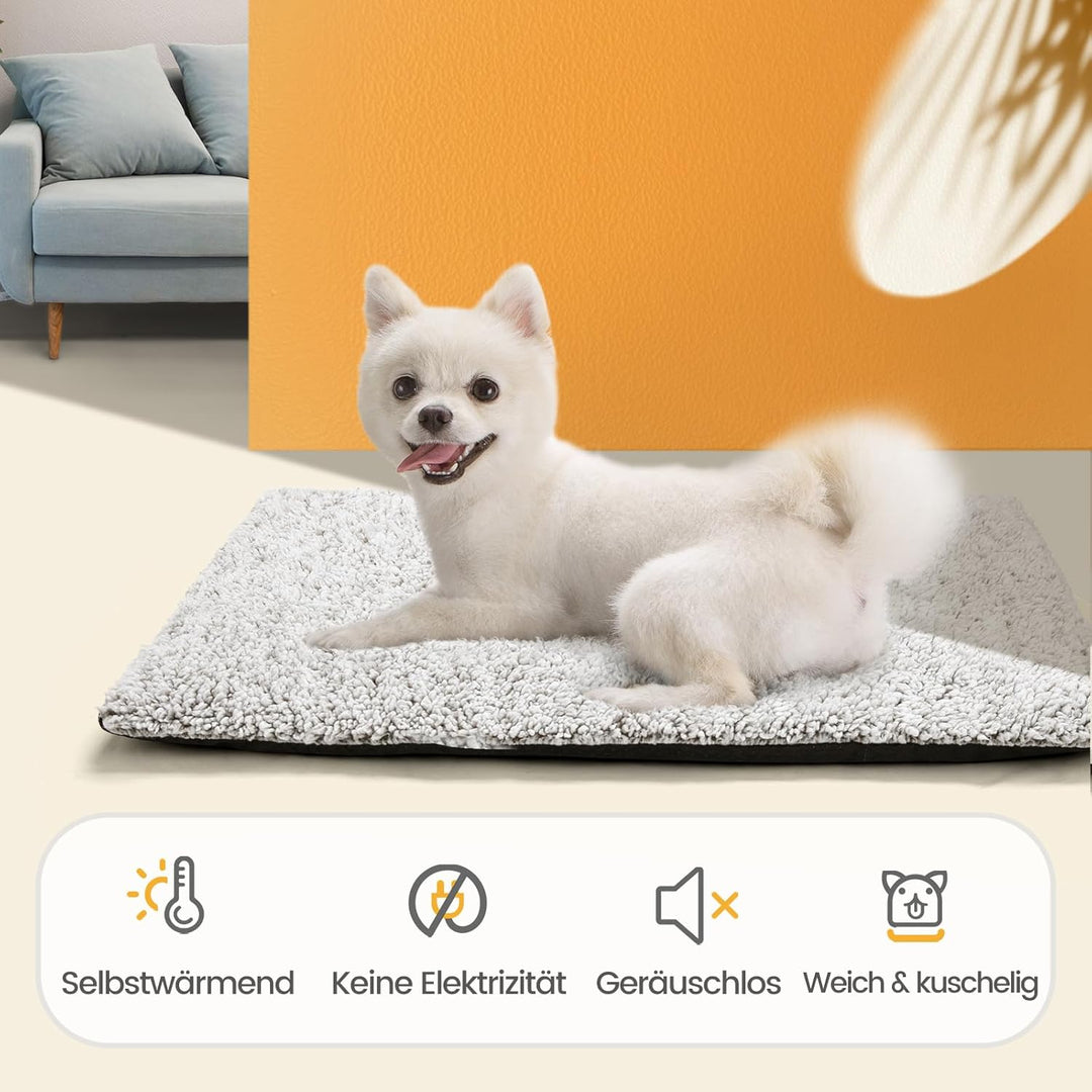 Mora Pets Selbstheizende Katzendecke Heizdecke für Katze Hunde Wärmedecke Selbstwärmend Decke Katze