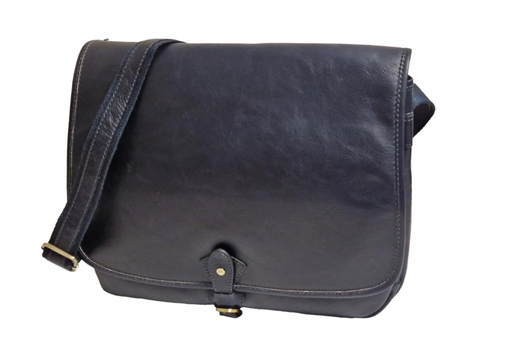 Umhängetasche Katana aus Färsenleder, K 32599 Blau, Blau