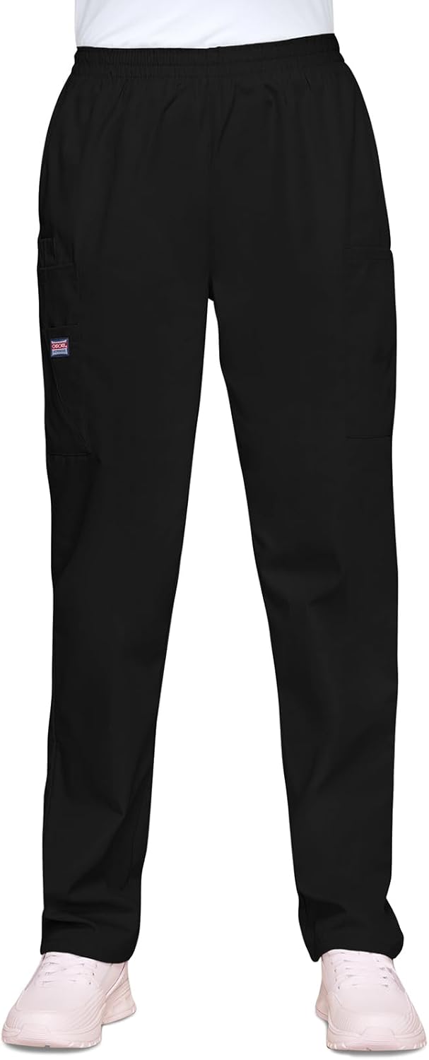 Cherokee Damen Workwear Cargo-Hose mit elastischer Taille Klassisch S Schwarz, S Schwarz