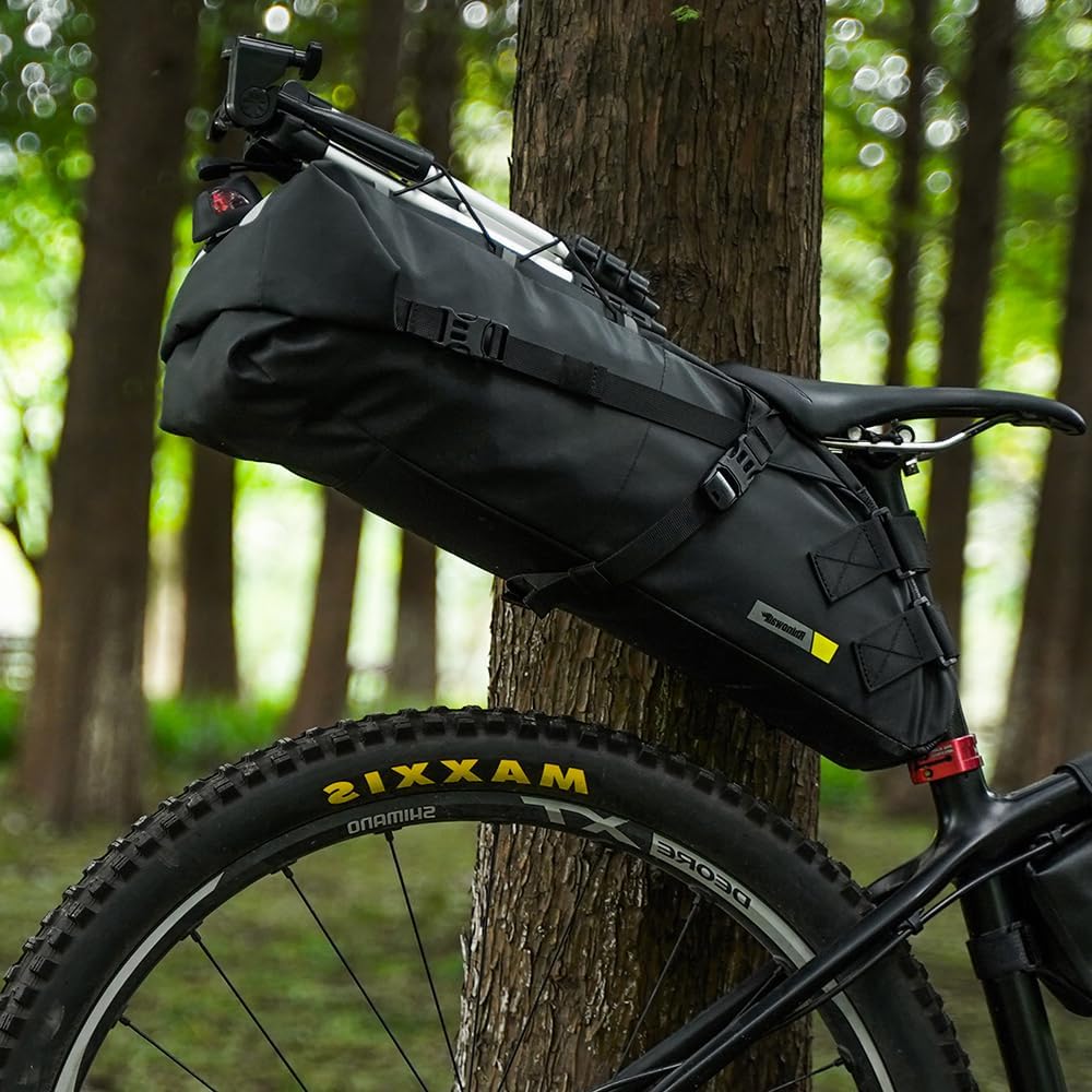 UBORSE Fahrrad Satteltasche Wasserdicht 10L/ 13L Bikepacking Satteltasche Fahrradtasche Sitztasche A
