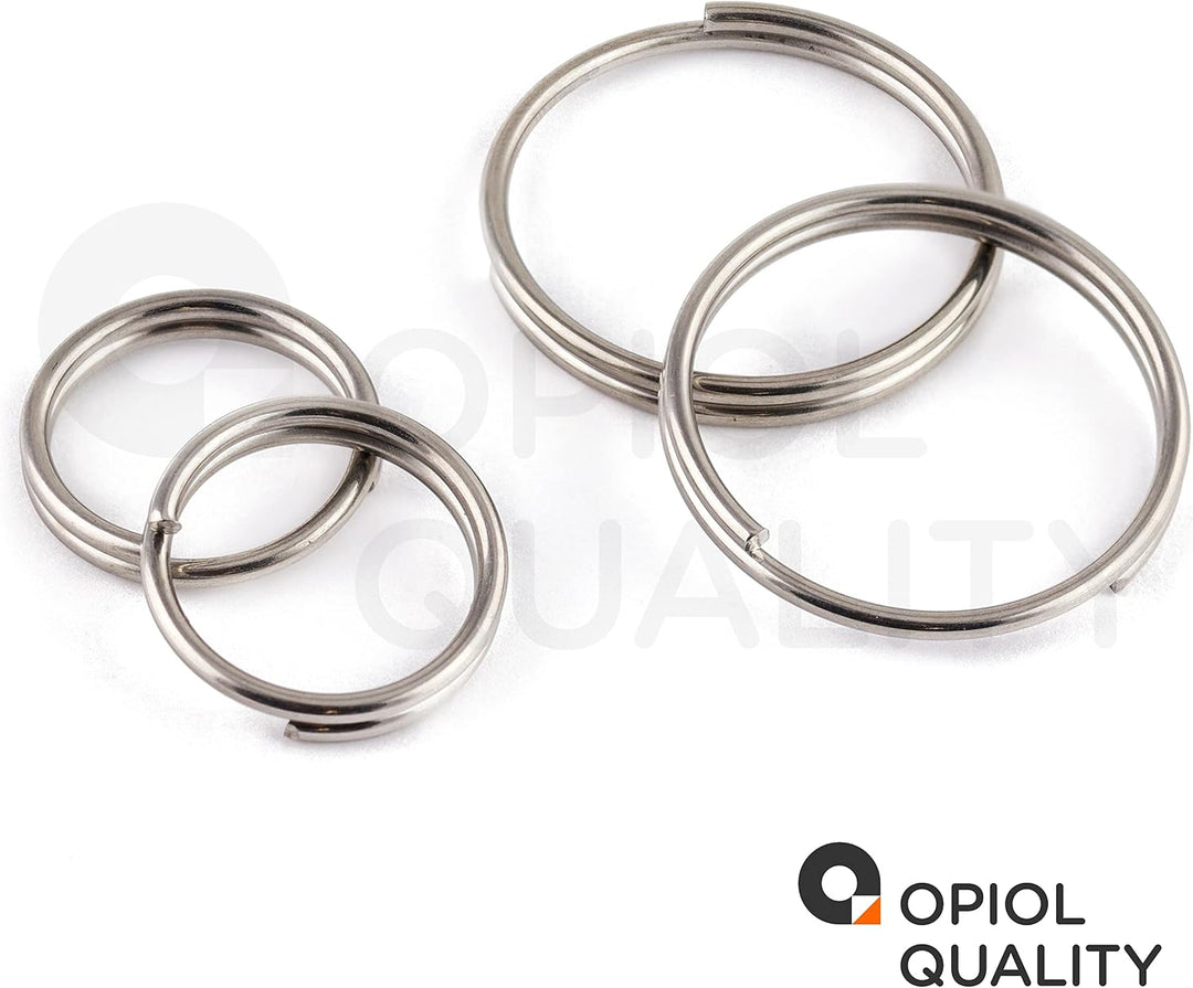 Schlüsselring Schlüsselringe 30mm Edelstahl A4 V4A (10 Stück) Schlüsselbund Schlüsselanhänger Metall