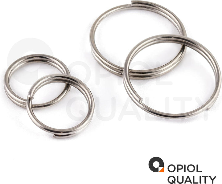 Schlüsselring Schlüsselringe 30mm Edelstahl A4 V4A (10 Stück) Schlüsselbund Schlüsselanhänger Metall