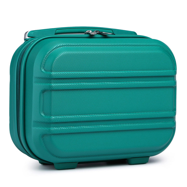 Kono Kosmetikkoffer Schminkkoffer Box Organizer Beauty Case, türkis, 30,5 cm, Kosmetikkoffer Türkis