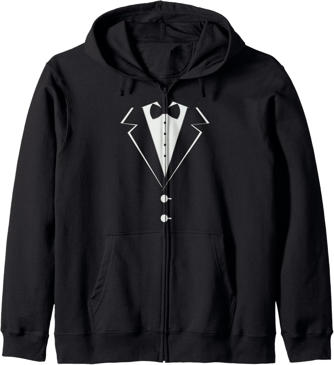 Tuxedo mit Schleife Lustige Anzug Kostüm für Herren Jungen Kapuzenjacke