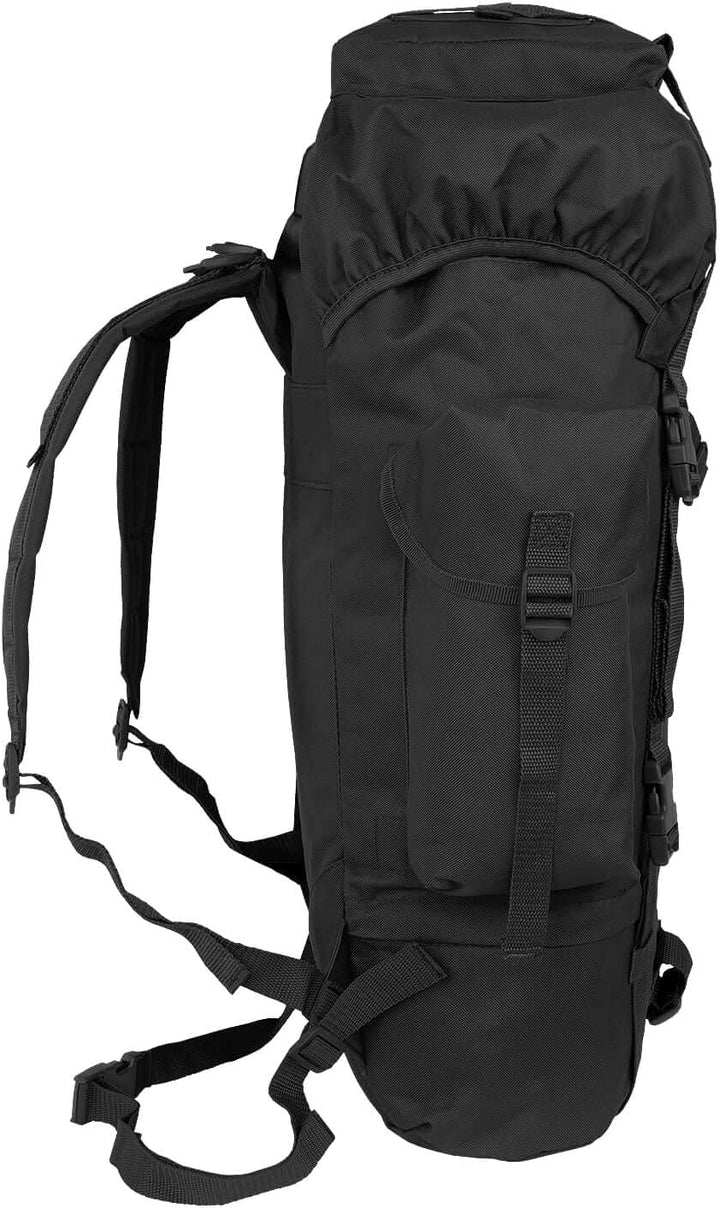 Bundeswehr Kampfrucksack 65 Liter Modell BW Rucksack Schwarz, Schwarz
