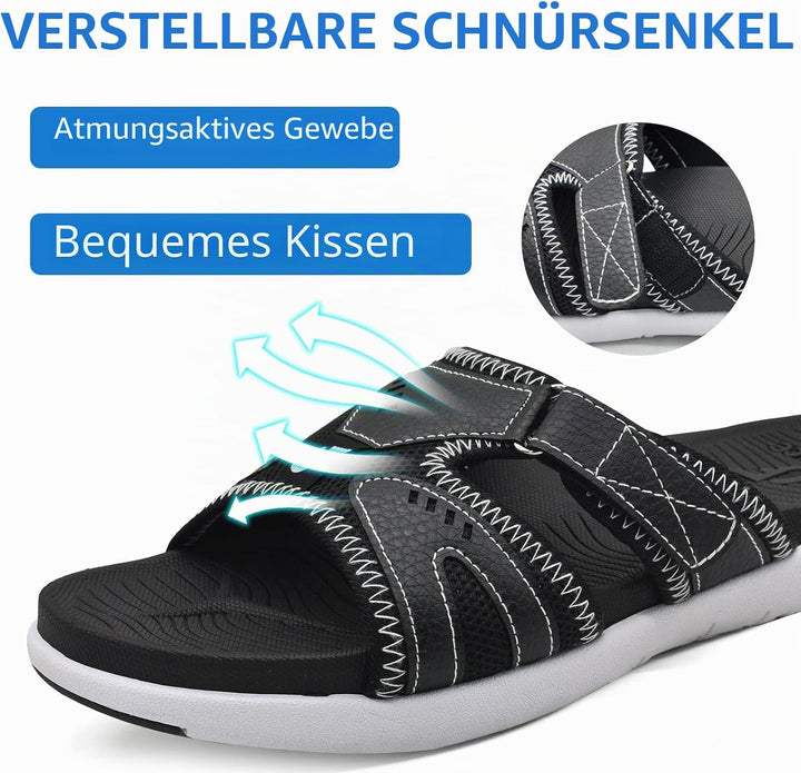 COFACE Herren Sport Recovery Sandalen Plantar Fasciitis weiche Polsterung leichtes Gewicht Bogen Unt