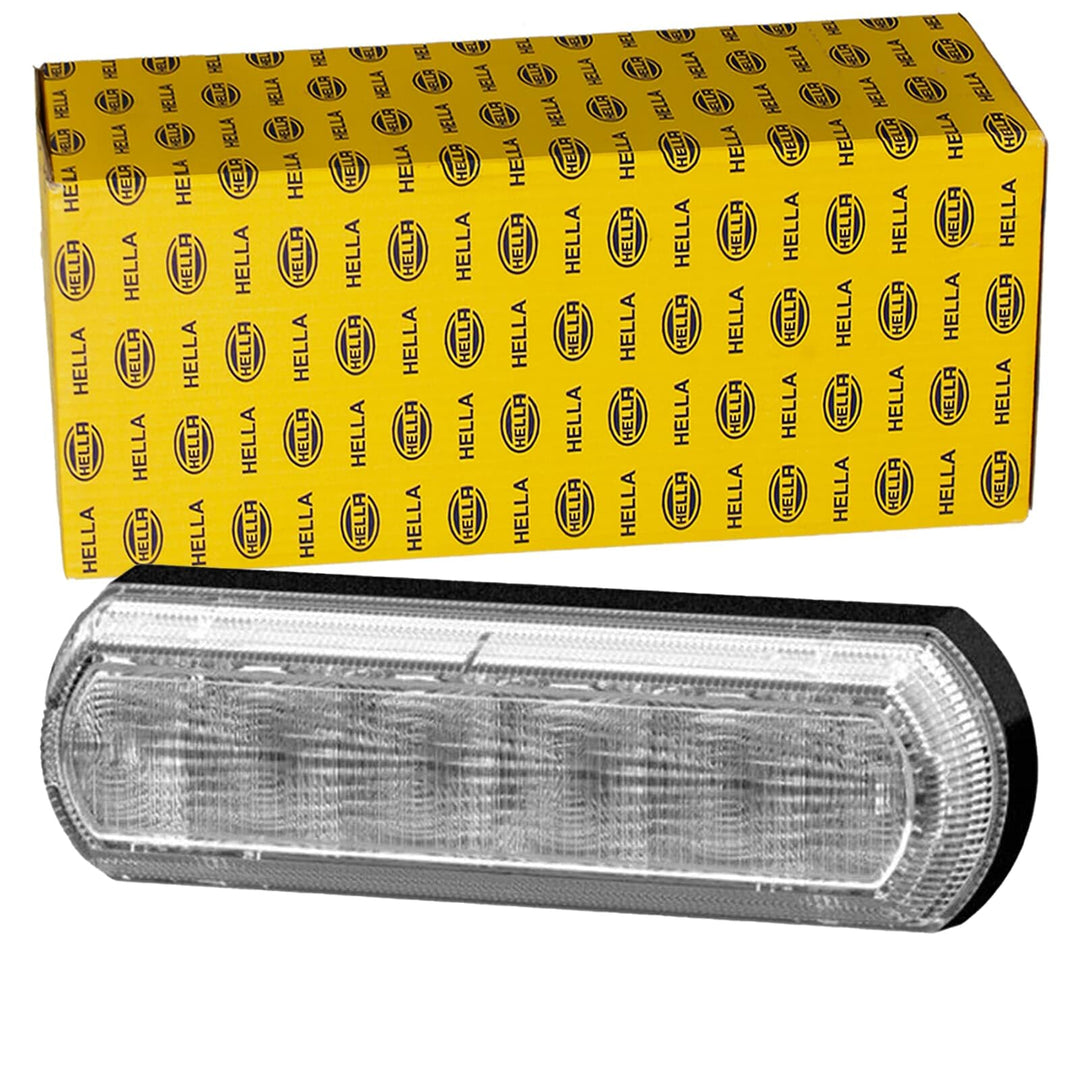 HELLA Blinkleuchte - Shapeline Tech - LED - 24V / 12V - geschraubt/Anbau - ADR/GGVS - Lichtscheibenf