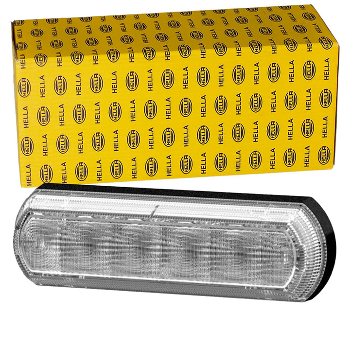 HELLA Blinkleuchte - Shapeline Tech - LED - 24V / 12V - geschraubt/Anbau - ADR/GGVS - Lichtscheibenf
