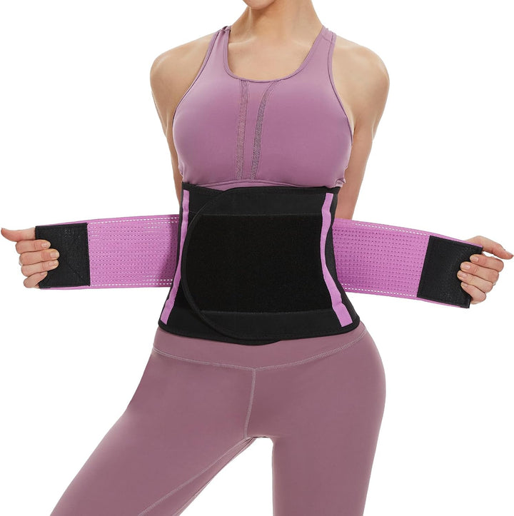 SIHOHAN Bauchweggürtel, Fitness Gürtel Verstellbarer, Taille Trimmer Gürtel Fitnessgürtel, Abnehmen