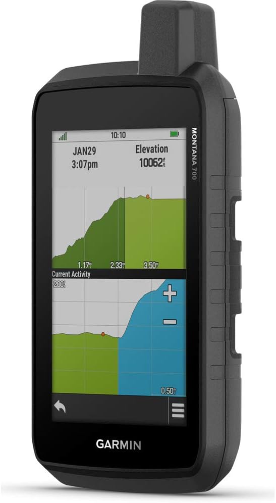 Garmin Montana 700, Robustes GPS-Handheld, Routable Mapping für Strassen und Wege, Handschuhfreundli