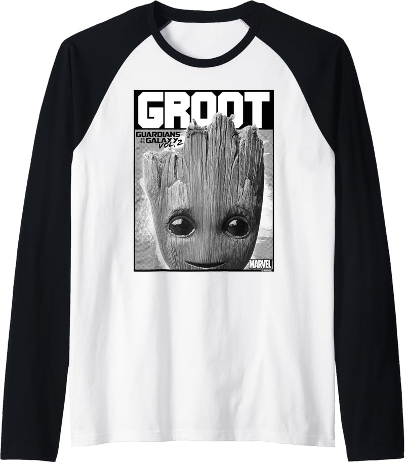 Marvel Guardians Vol. 2 Baby Groot Close-Up Raglan