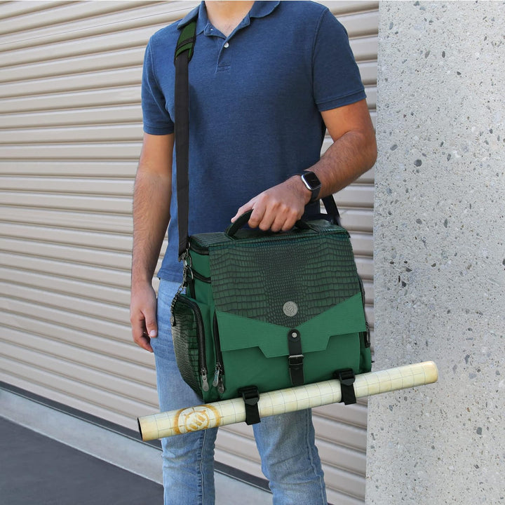 ENHANCE Tabletop RPG-Tasche des Abenteurers, Sammleredition - DND-Tasche mit Tabletop-Miniaturen-Auf