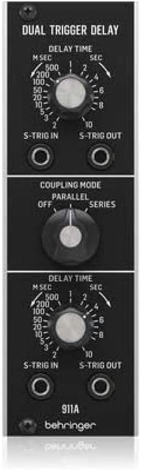 Behringer 911A DUAL TRIGGER DELAY Legendäres analoges Dual Trigger Delay Modul für Eurorack, 911A DU