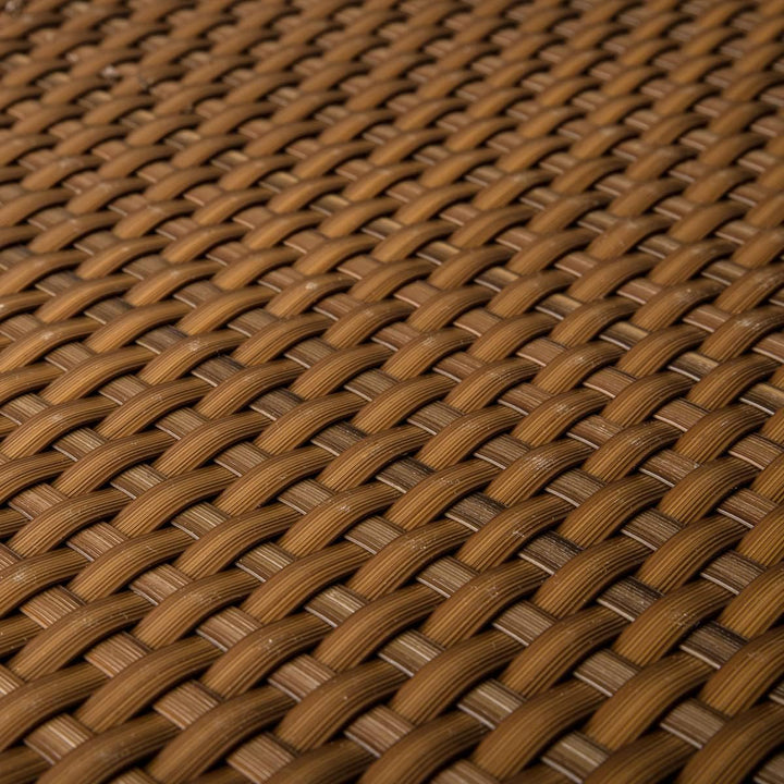 NYVI Polyrattan Balkon Sichtschutz Privafence 100x300 cm Honig - Wetterfeste Balkonbespannung - UV-f
