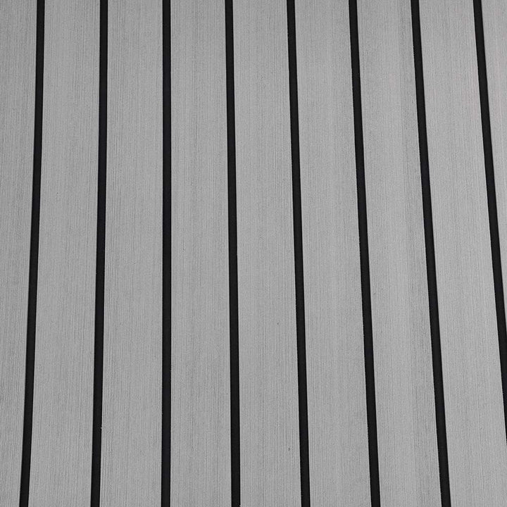 EBTOOLS Decking Bootsboden Synthetik-Teakfolie Teak-Eva Bodenmatte für Yacht, 240 x 90 x 0,6 cm, Gra