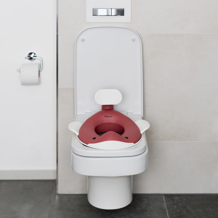 Kindsgut Toilettenaufsatz Wal für Kinder, kinderfreundliches Waldesign, in dezenten und modernen Far