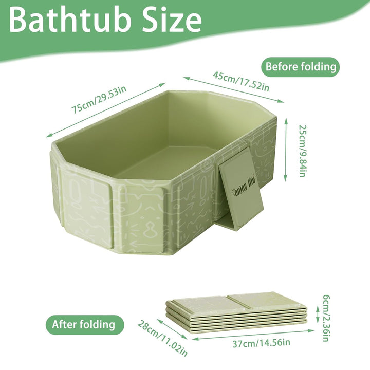 Faltbare Kinderbadewanne – Multifunktionale Badewanne für Dusche, platzsparend und tragbar, ideal fü
