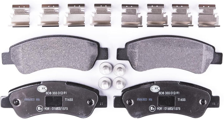HELLA PAGID 8DB 355 012-911 Bremsbelagsatz - T1655 - Dicke/Stärke: 18.8mm - Bremssystem: Bosch - nic