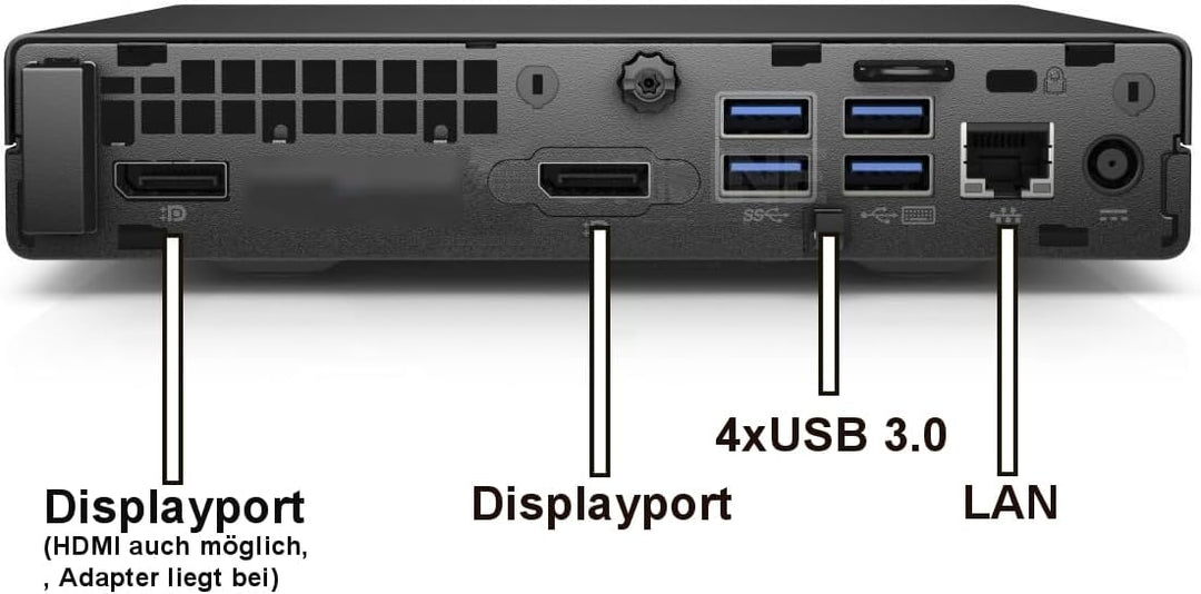 HP Core i5 18cm Silent Mini-PC Business Office Multimedia Computer mit 3 Jahren Garantie! Intel Core