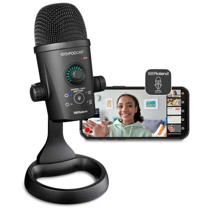 Roland GO:Podcast | Video‑Podcast‑Studio für Smartphones