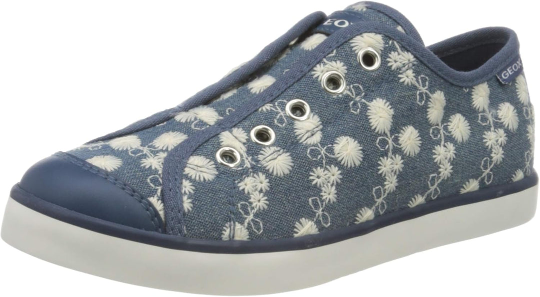Geox Mädchen Jr Ciak Girl C Sneakers 24 EU Avio, 24 EU Avio
