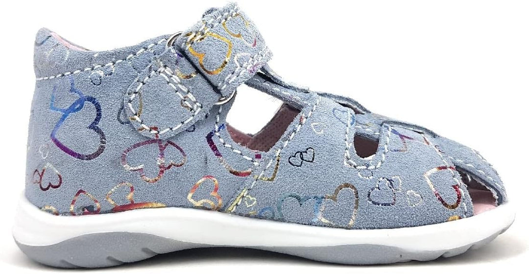 Richter Kinderschuhe Mädchen Jess Sandale 22 EU Himmelblau, 22 EU Himmelblau