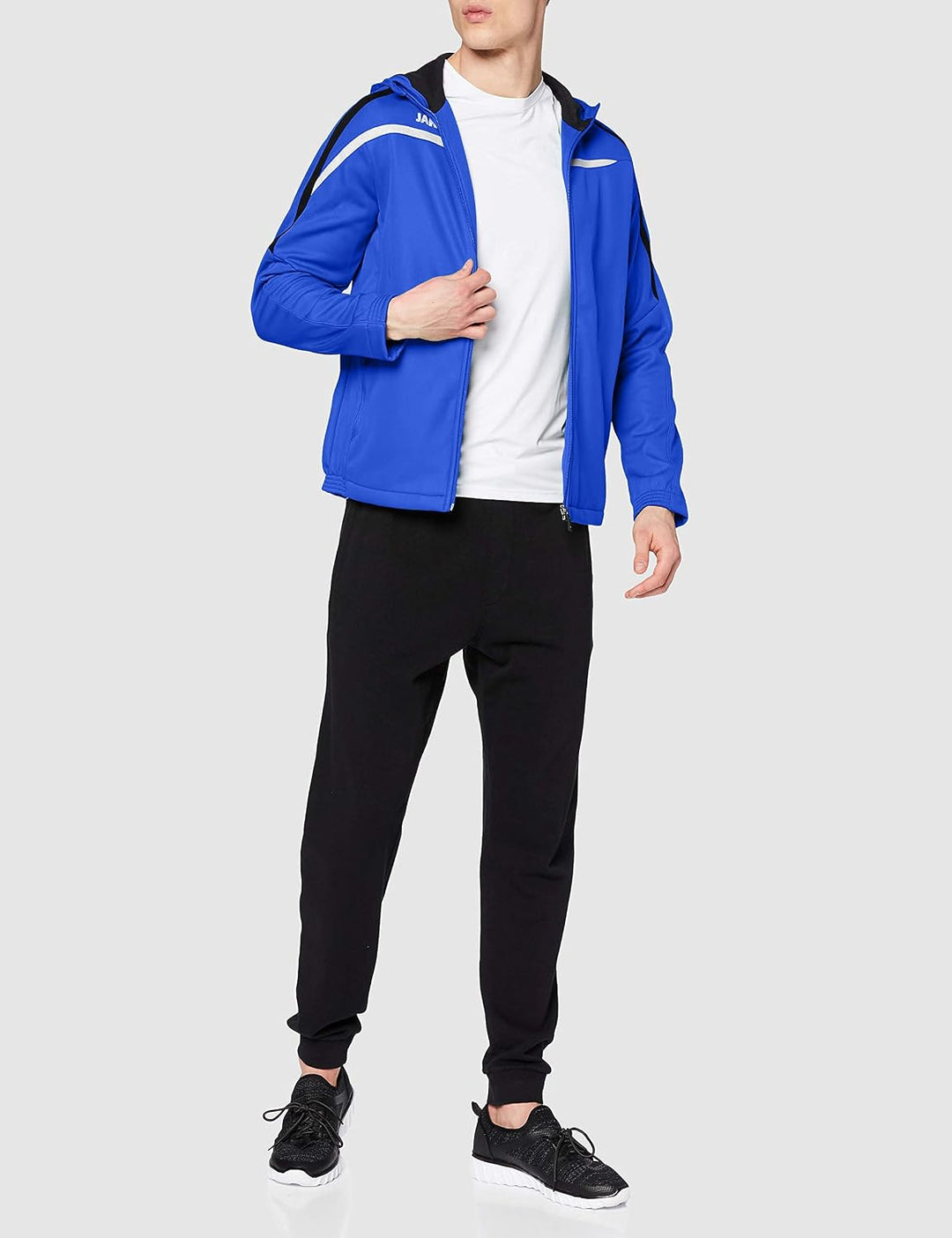 JAKO Herren Kapuzenjacke Performance XXL Royal/Weiss/Marine, XXL Royal/Weiss/Marine